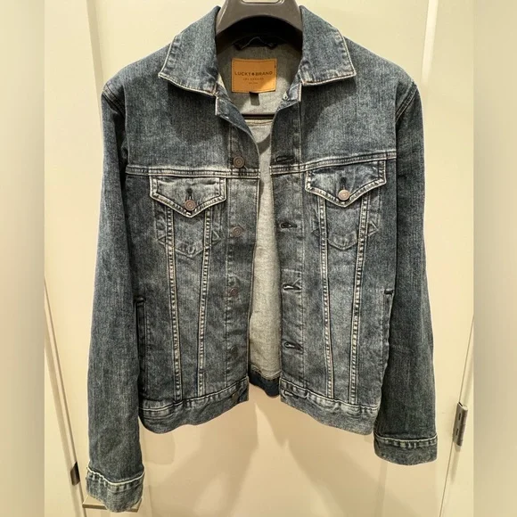 Lucky Brand Jean Jacket - Blue (Medium) - Picture 10 of 15